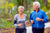Elderly Couple Jogging 