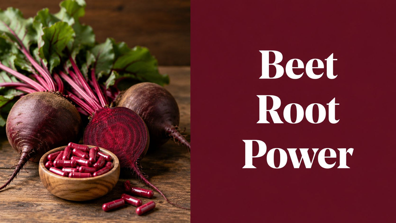 Beet Root Capsules: Natural Nitric Oxide Boost & Energy
