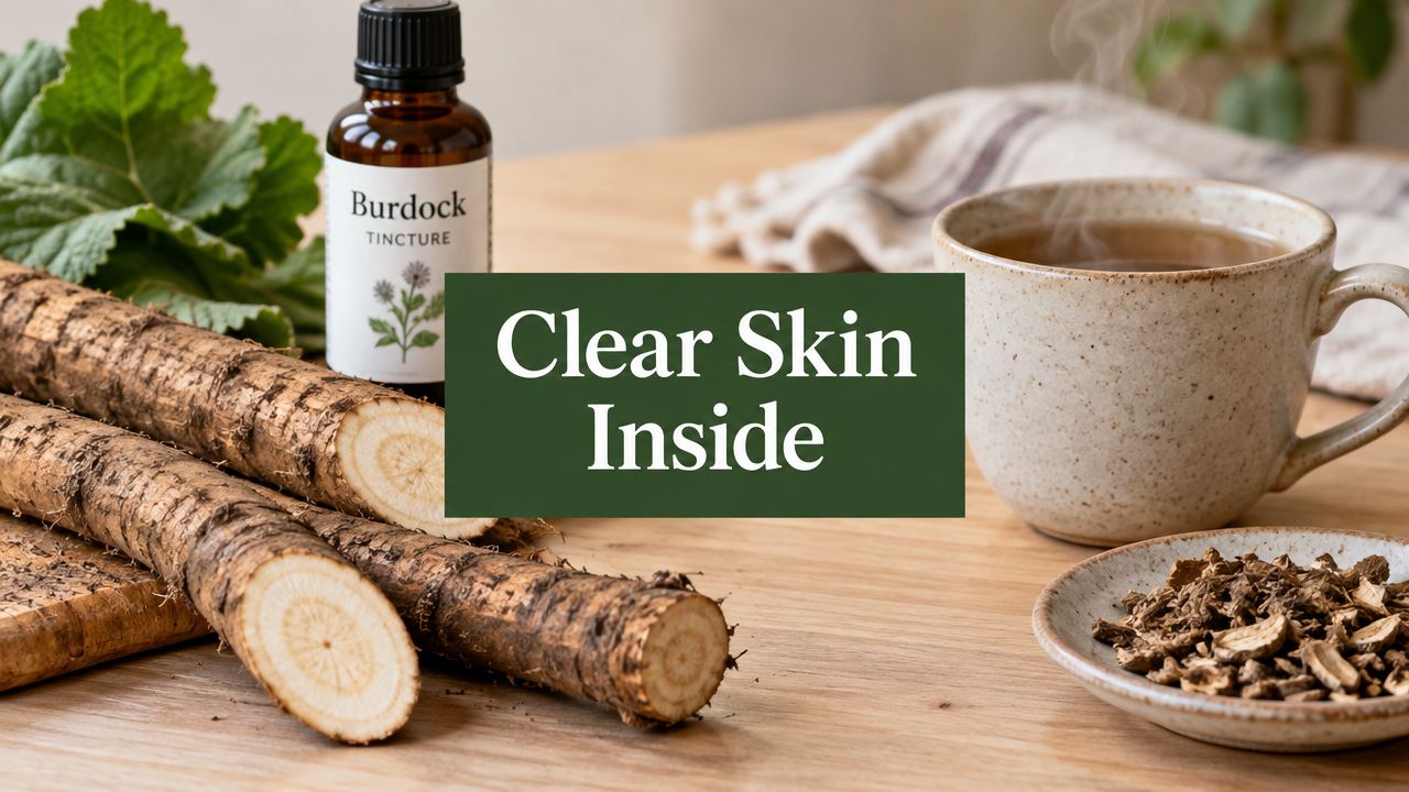 Clear Skin Starts on the Inside: How Burdock Root Helps Acne