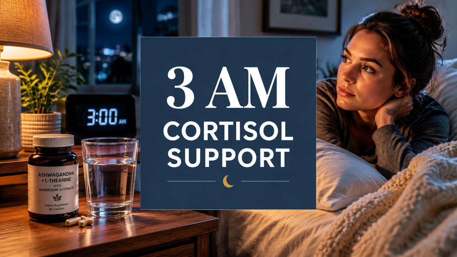 The 3 AM Wakeup: Your Guide to Cortisol Support Supplements