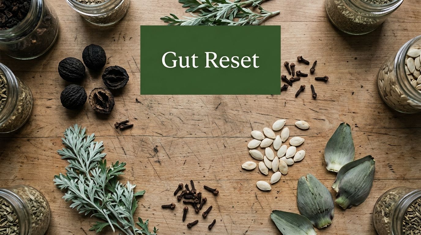 Ultimate Gut Reset via Detox and Parasite Cleanse