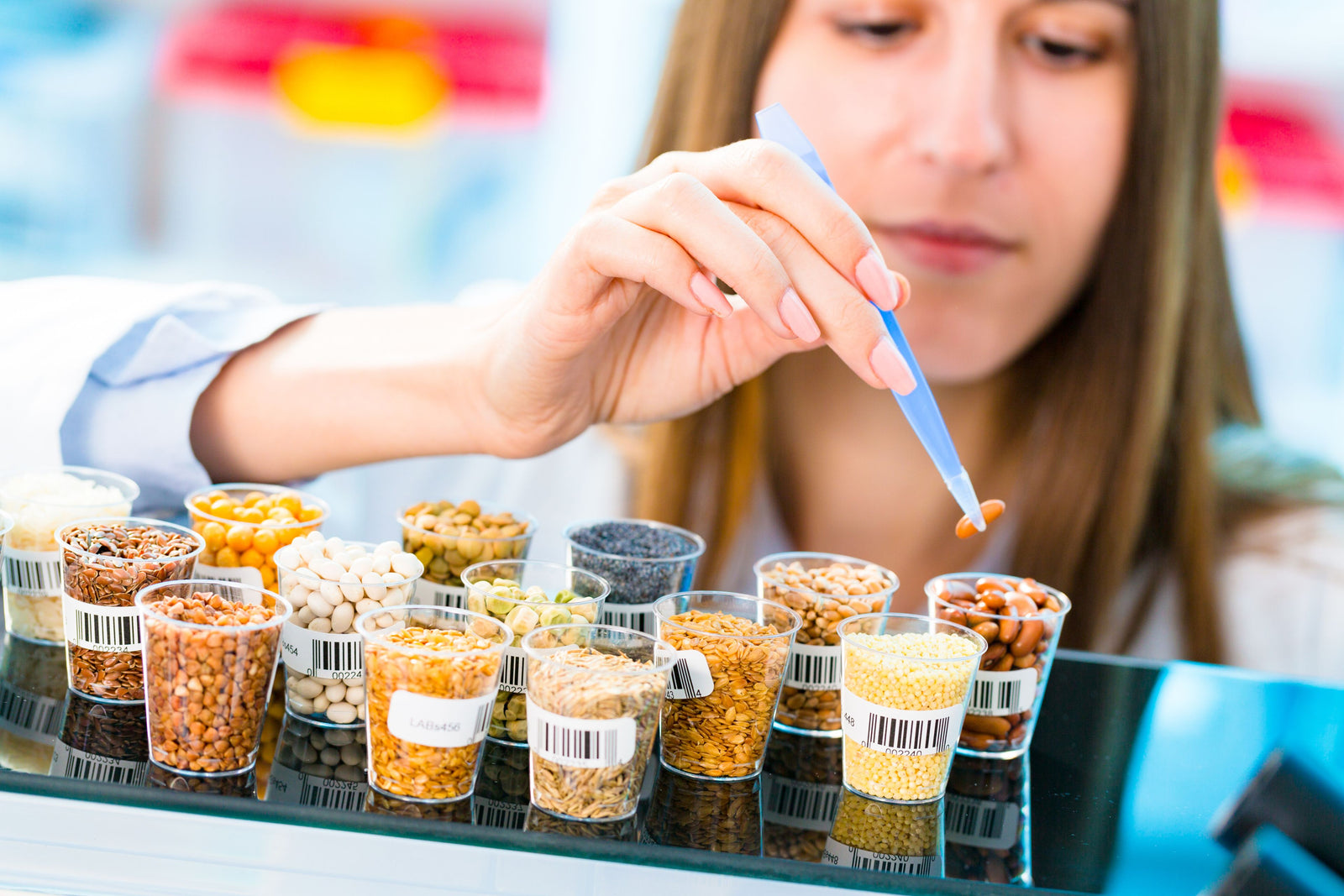 glasses filled with different ingredients 