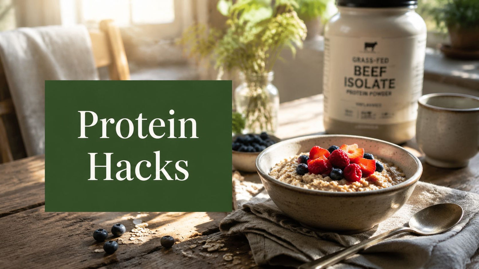 Top 10 Ways to Sneak Grass Fed Beef Isolate Protein Powder