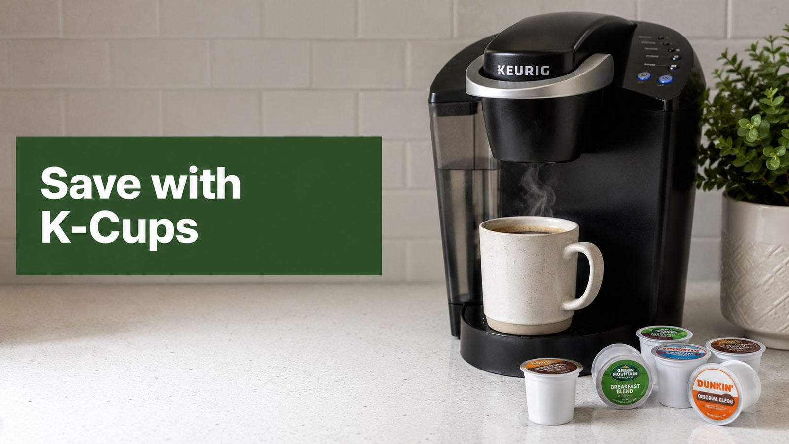 How Much You Save Brewing K Cups for a Year