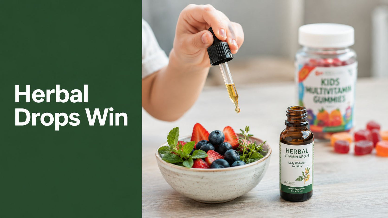 Kids Vitamins: 5 Reasons Herbal Drops Beat Gummies