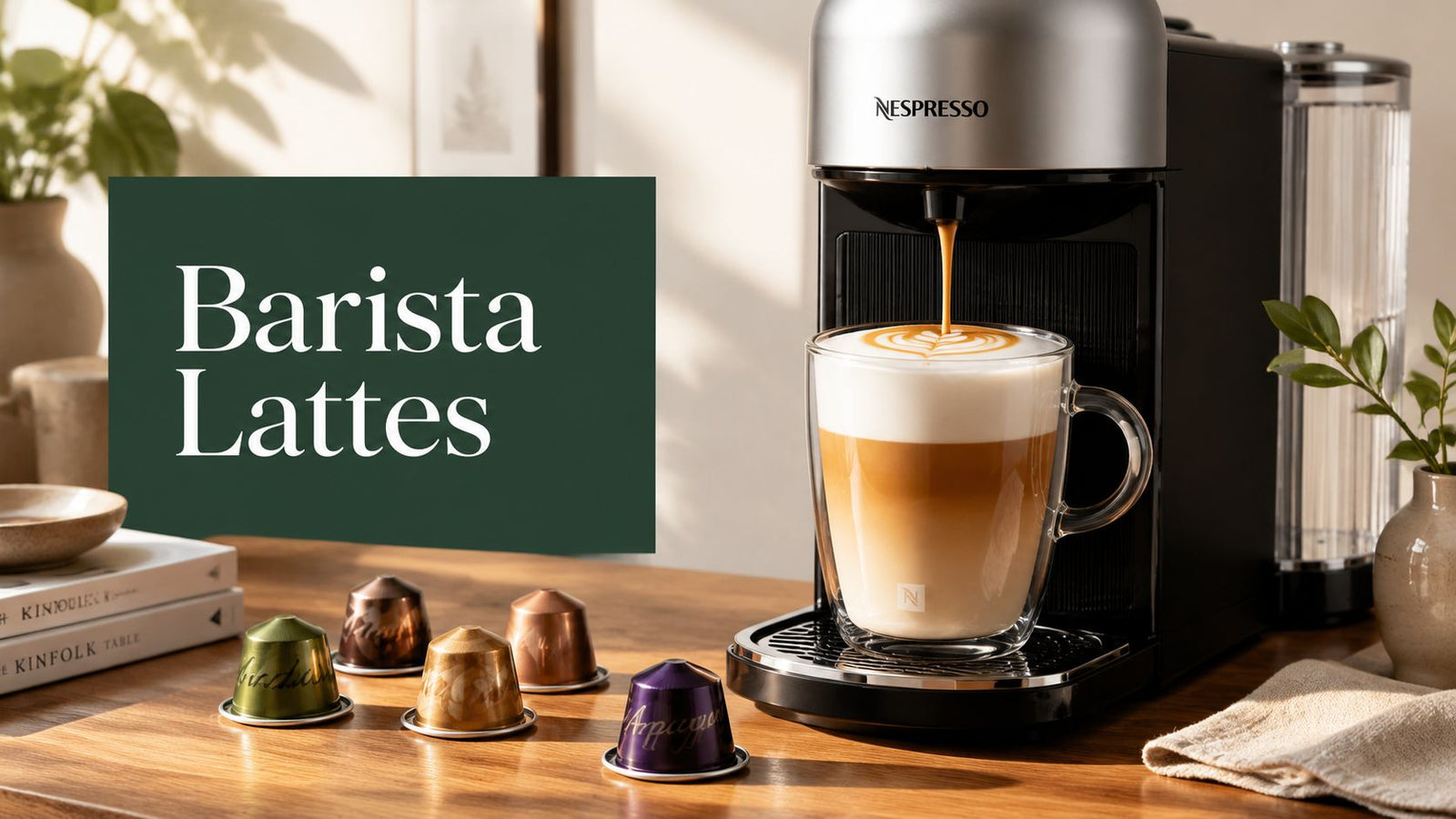 10 Barista Lattes at Home with Nespresso Pods
