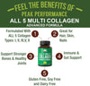 Peak Performance All 5 Multi-Collagen Capsules - 90 Pills of Grass Fed Peptides Protein - Supplement with All 5 Collagen Types I, II, III,V, X from Beef, Fish, Eggshell, and Chicken Bone Broth