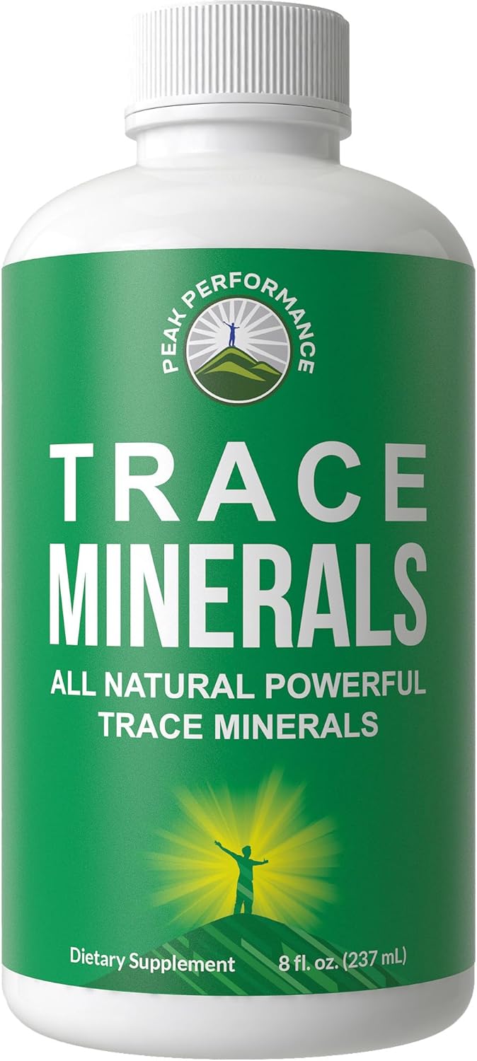 Ultra High Purity Trace Minerals Liquid Drops for Water. Ionic Plant Based Fulvic Trace Mineral Drop Supplement + Magnesium. Replenishes Natural Minerals, Electrolytes + Optimal pH Levels