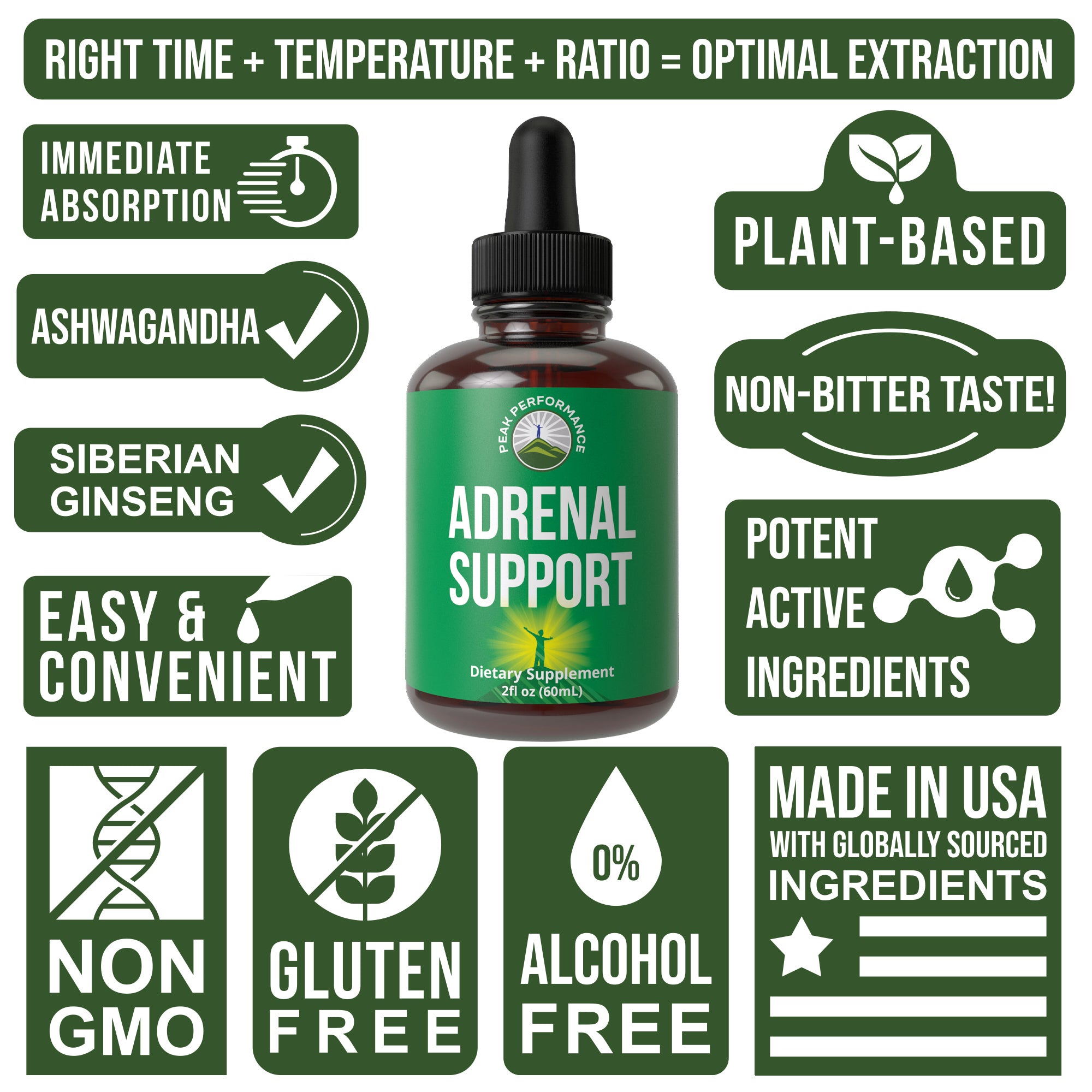 Adrenal Support Liquid Drops