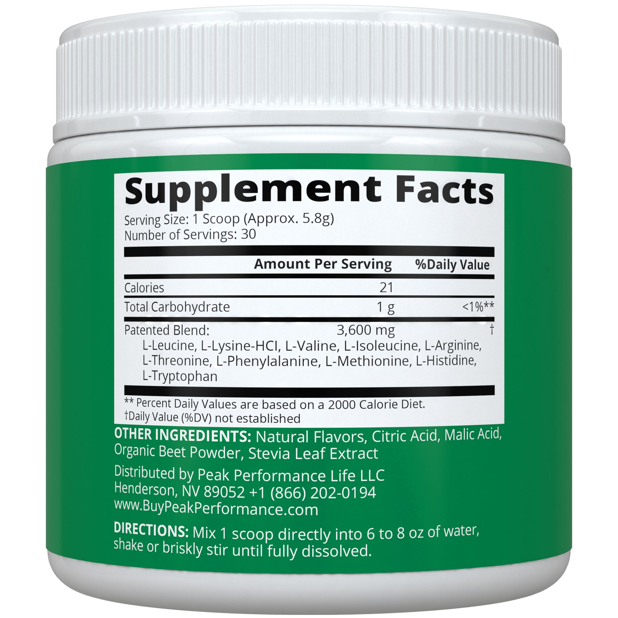 All 9 Essential Amino Acids Powder