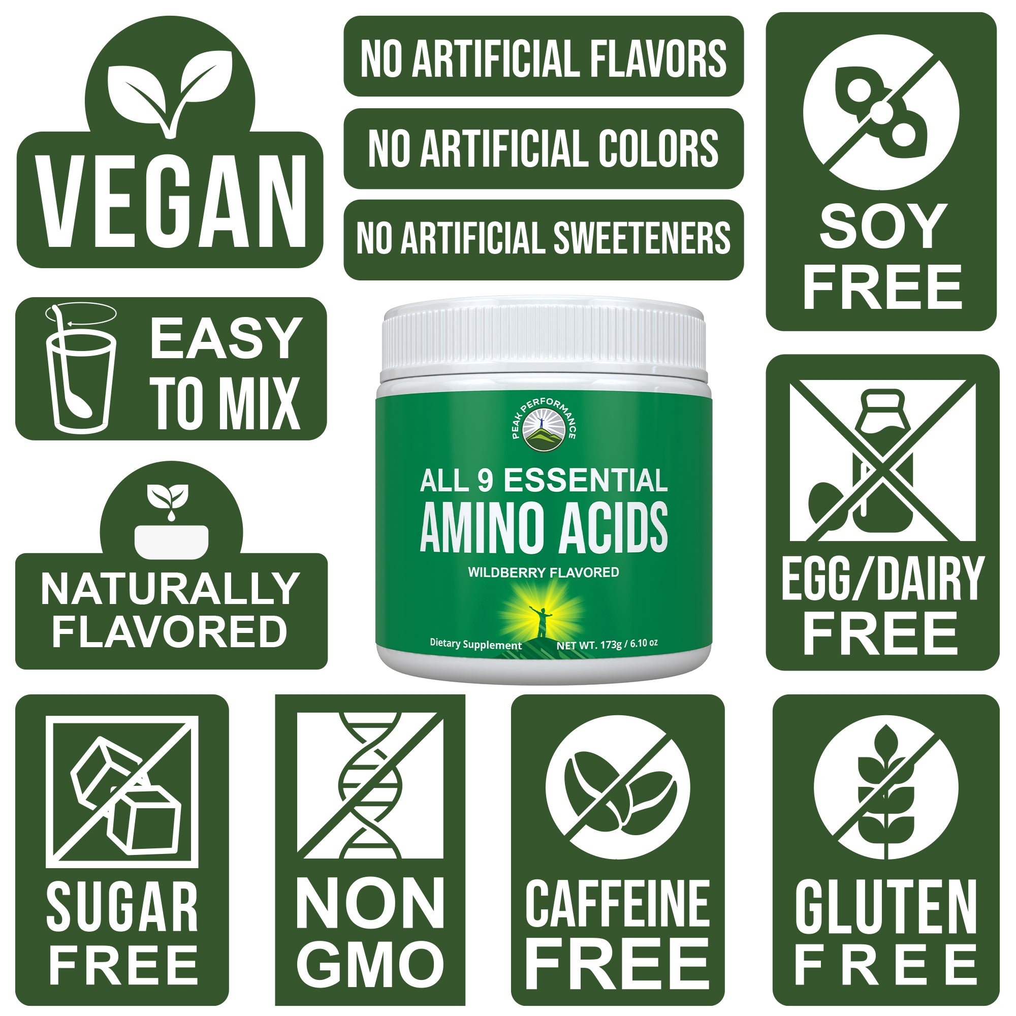 All 9 Essential Amino Acids Powder