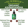 Ashwagandha Liquid Drops. USDA Organic Vegan Supplement. Extra Strength Ashwagandha Root Extract for Women, Men, Kids. with Adaptogens. Zero Sugar, Organic, Gluten Free Tincture Supplements.