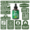 Ashwagandha Liquid Drops. USDA Organic Vegan Supplement. Extra Strength Ashwagandha Root Extract for Women, Men, Kids. with Adaptogens. Zero Sugar, Organic, Gluten Free Tincture Supplements.