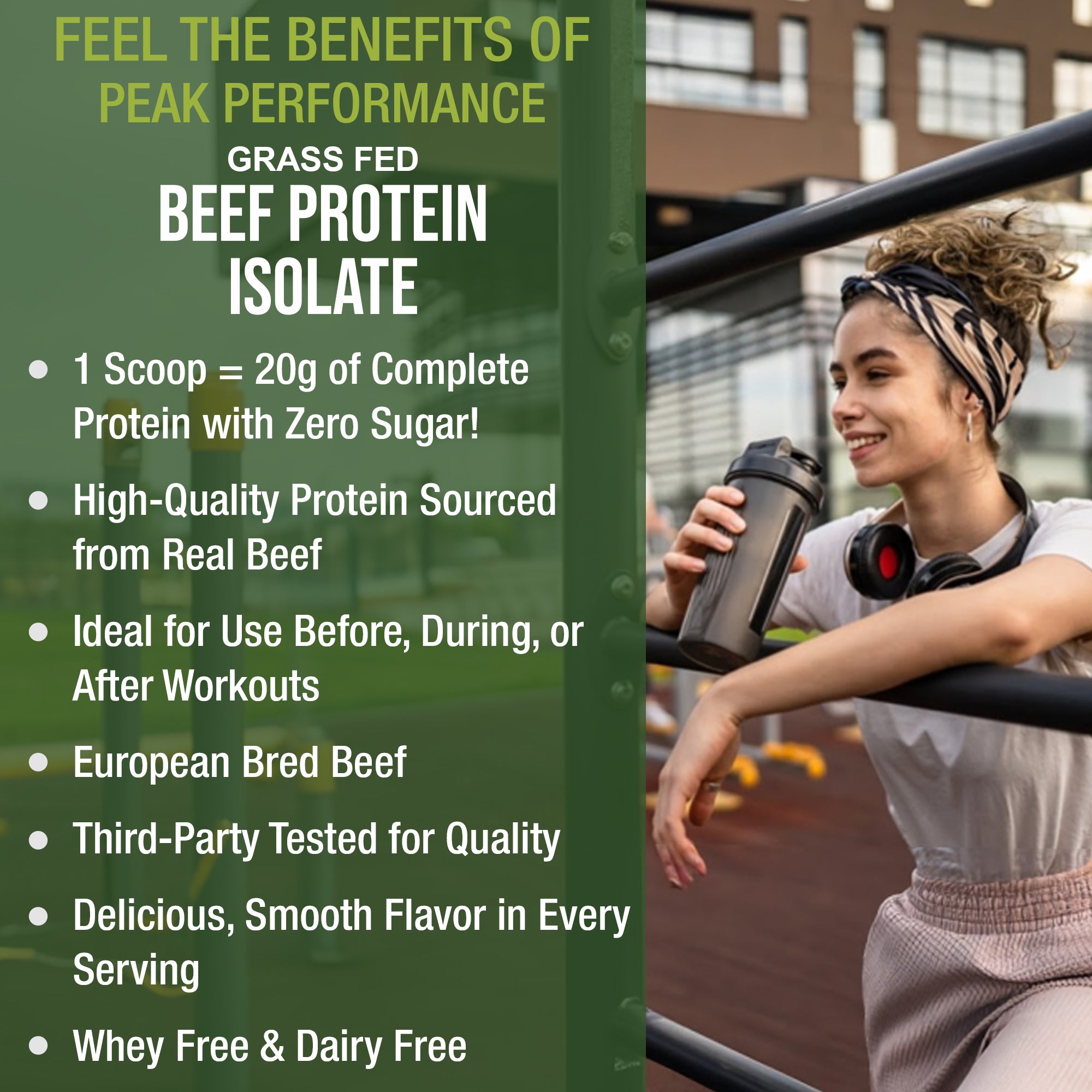 Grass Fed Beef Protein Powders