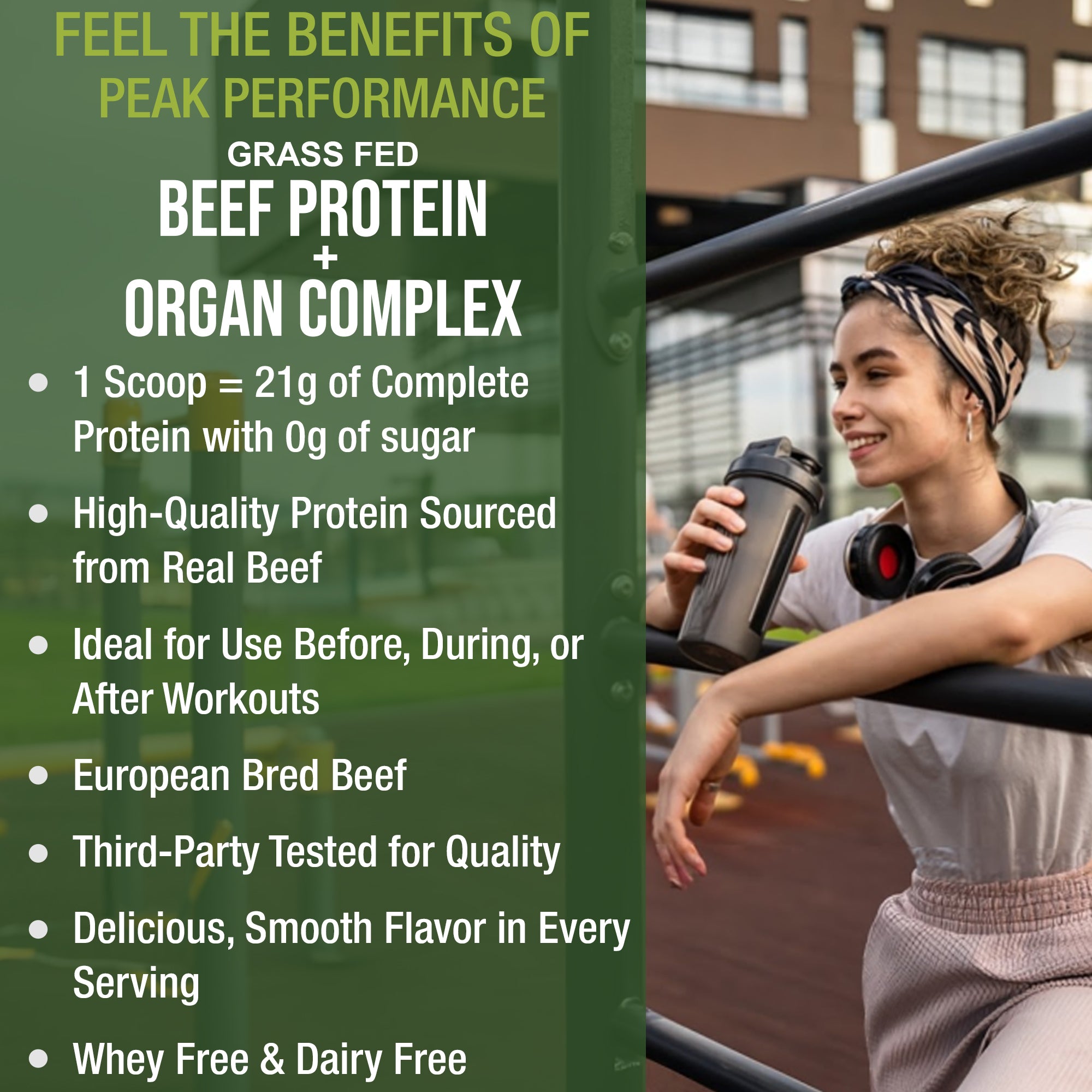 Beef Protein Powder + Organ Complex