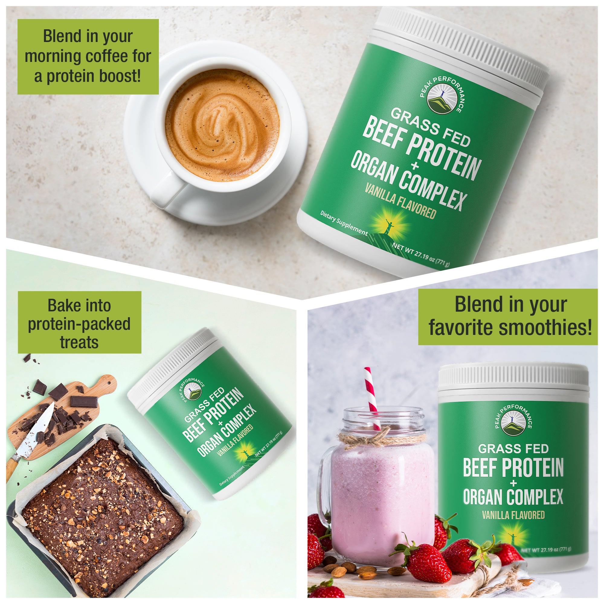 Beef Protein Powder + Organ Complex