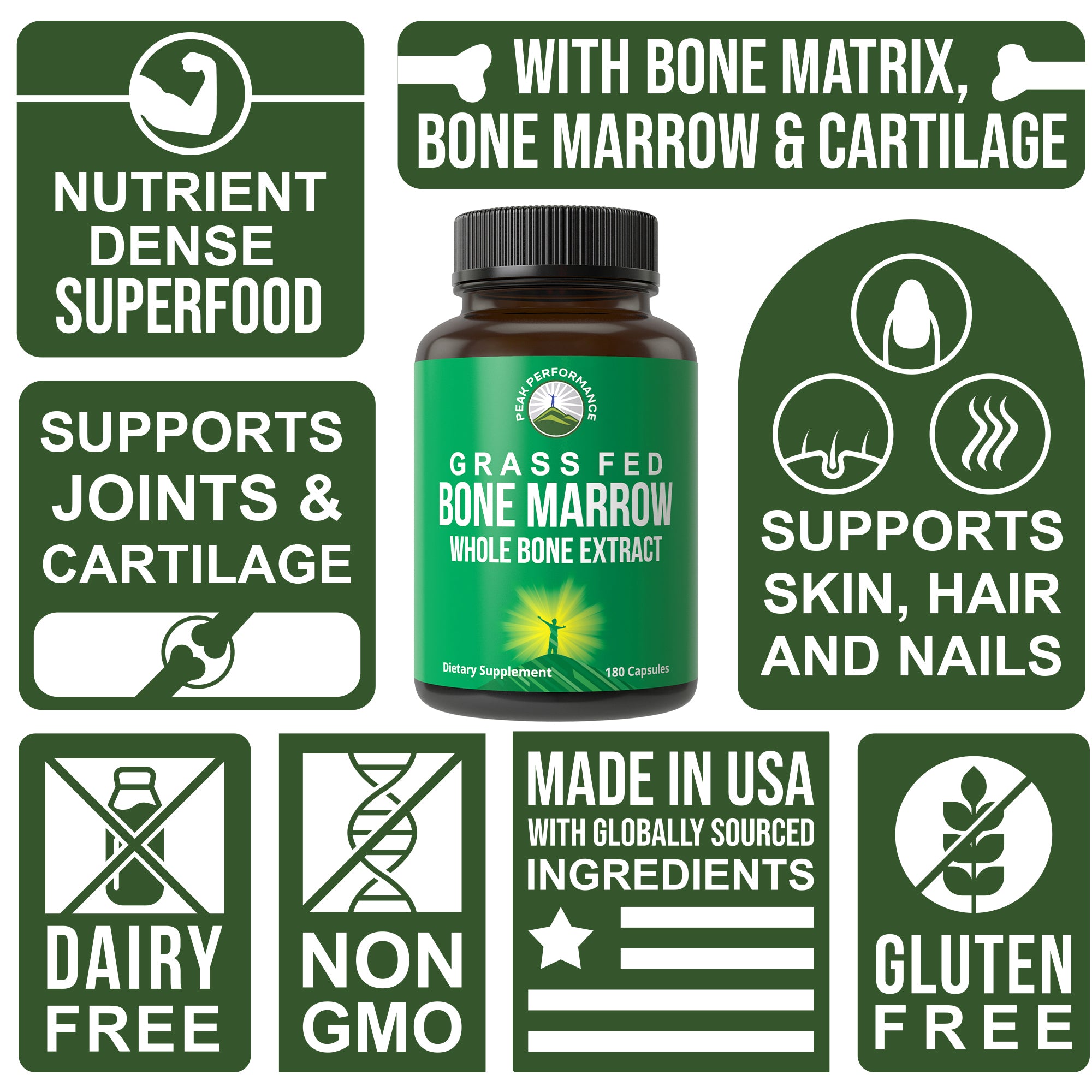 Grass Fed Bone Marrow - Whole Bone Extract