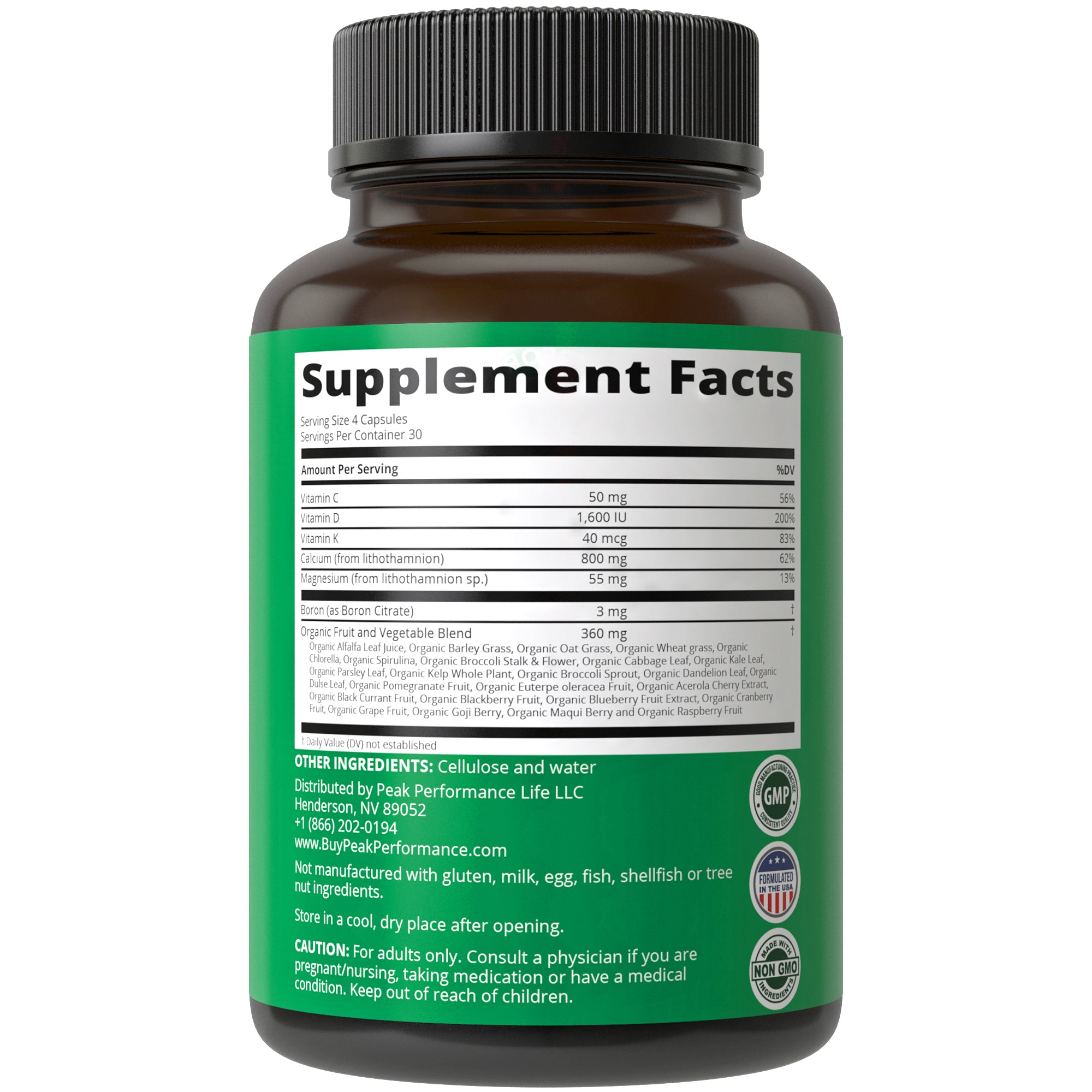 Plant Based Calcium Capsules
