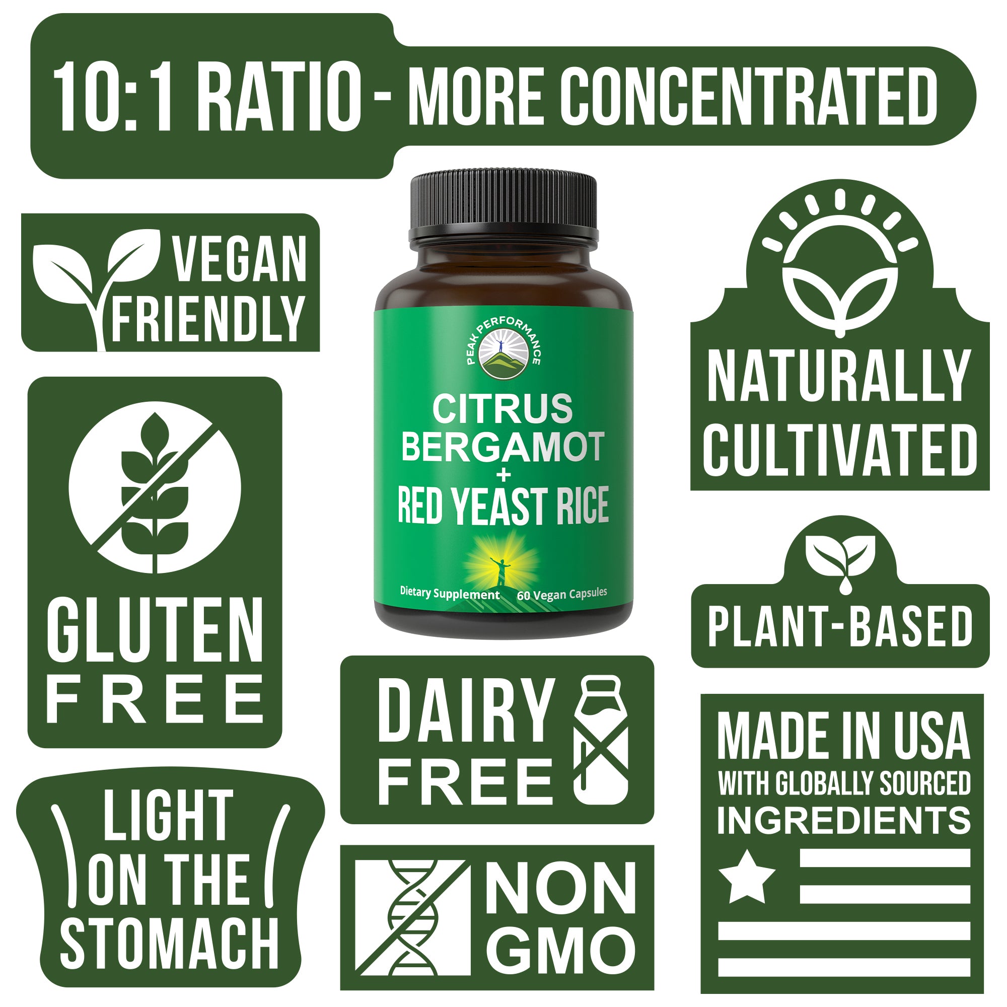 Citrus Bergamot + Red Yeast Rice For Cholesterol Support