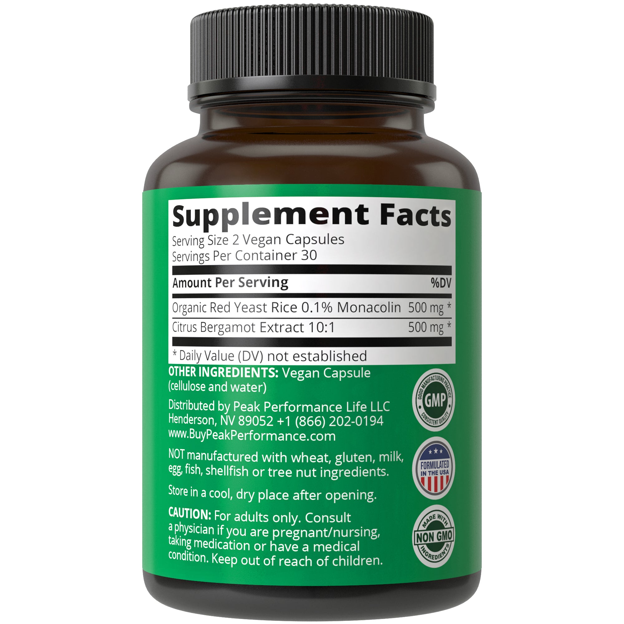 Citrus Bergamot + Red Yeast Rice For Cholesterol Support