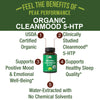 Cleanmood USDA Organic 5HTP Capsules, Clinically Studied for Mood & Sleep
