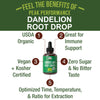 USDA Organic Dandelion Root Drops