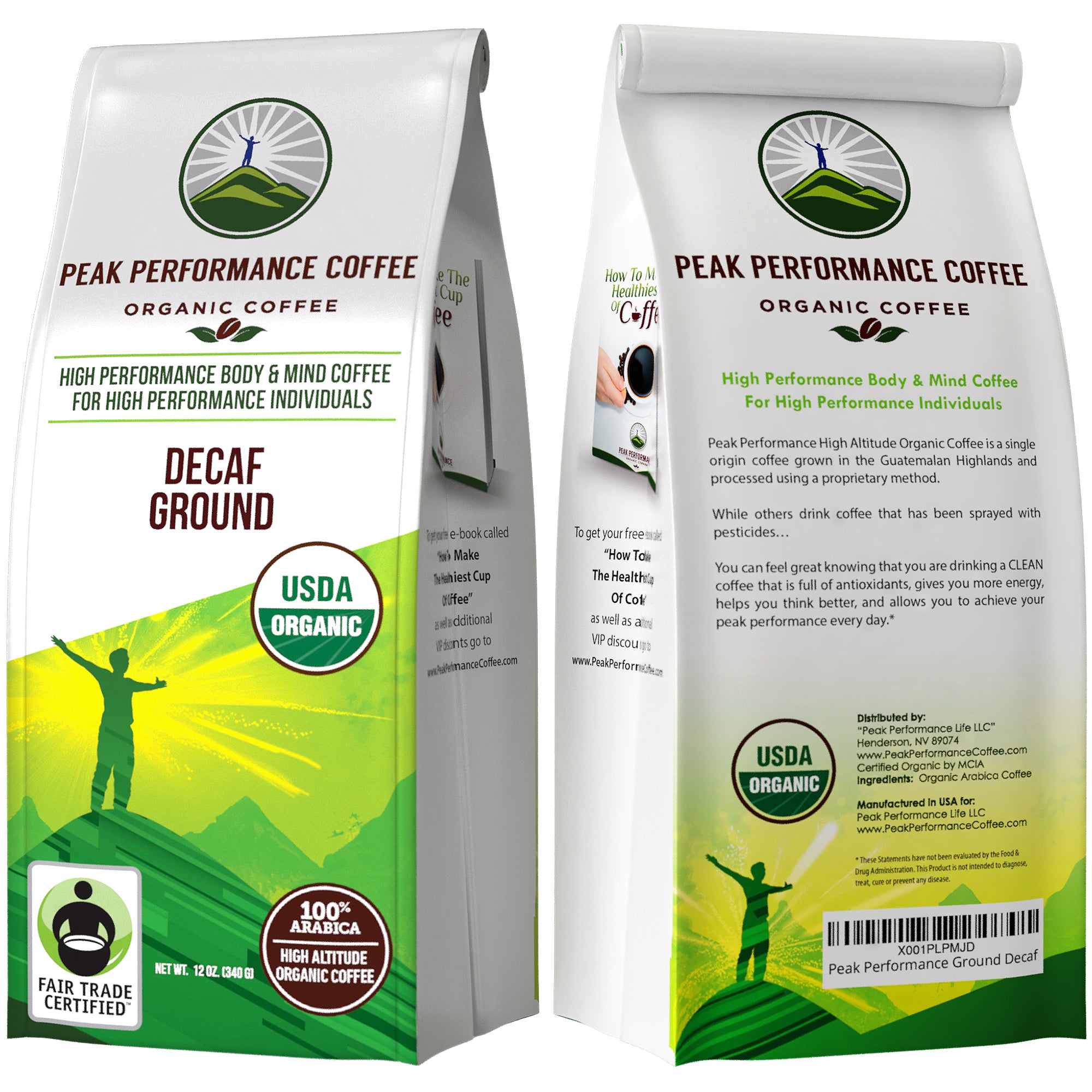 Organic High Altitude Coffee (Decaf Ground)