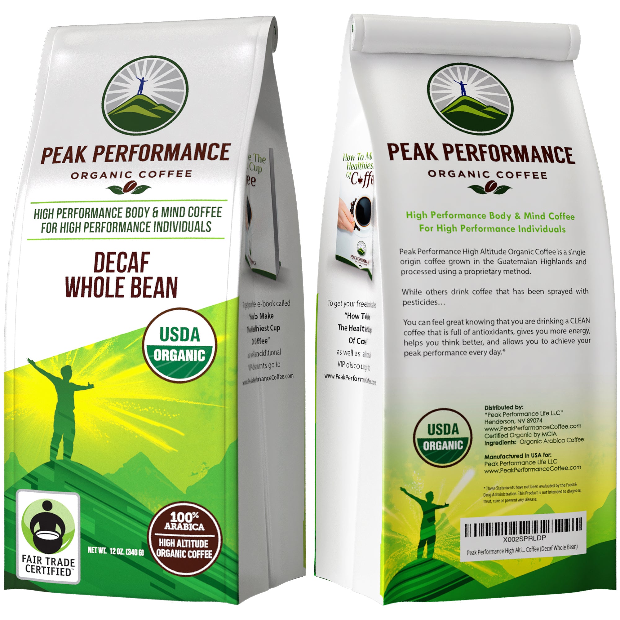 Organic High Altitude Coffee (Decaf Whole Bean)