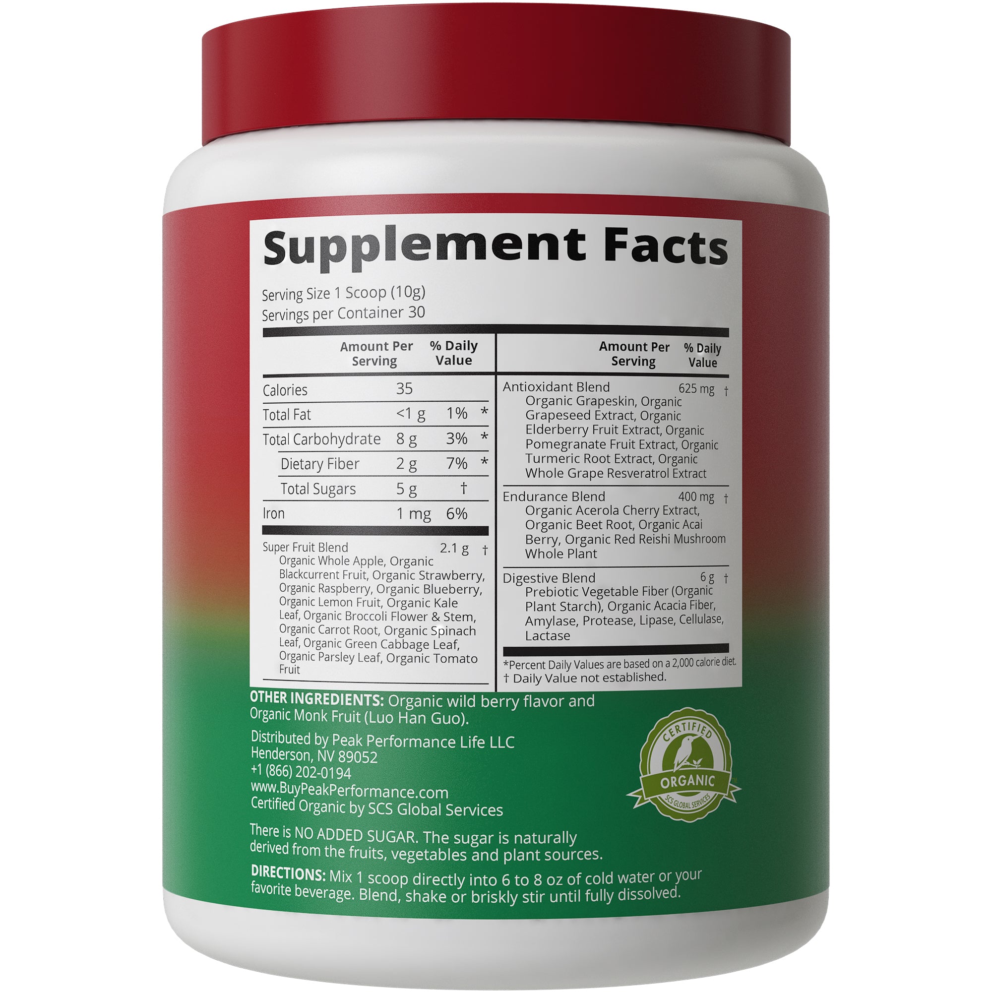 Organic Reds Superfood Powder