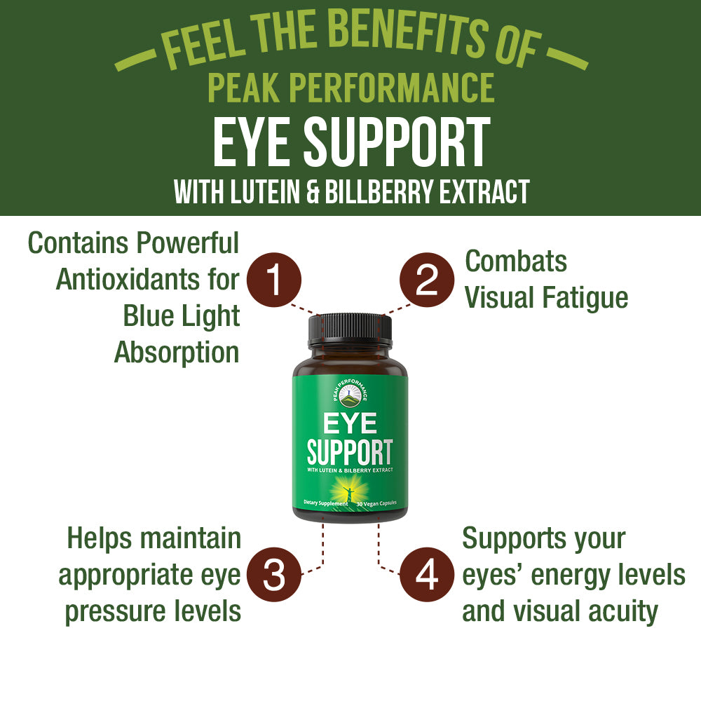 Eye Support Vitamins with Lutein and Bilberry Extract