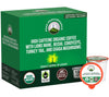 Organic Mushroom Coffee Pods with Lion's Mane, Reishi, Cordyceps, Turkey Tail, and Chaga Mushrooms. High Altitude, Low Acid, Smooth Tasting, Fair Trade, Instant Nootropic Coffee (Medium Roast Ground)