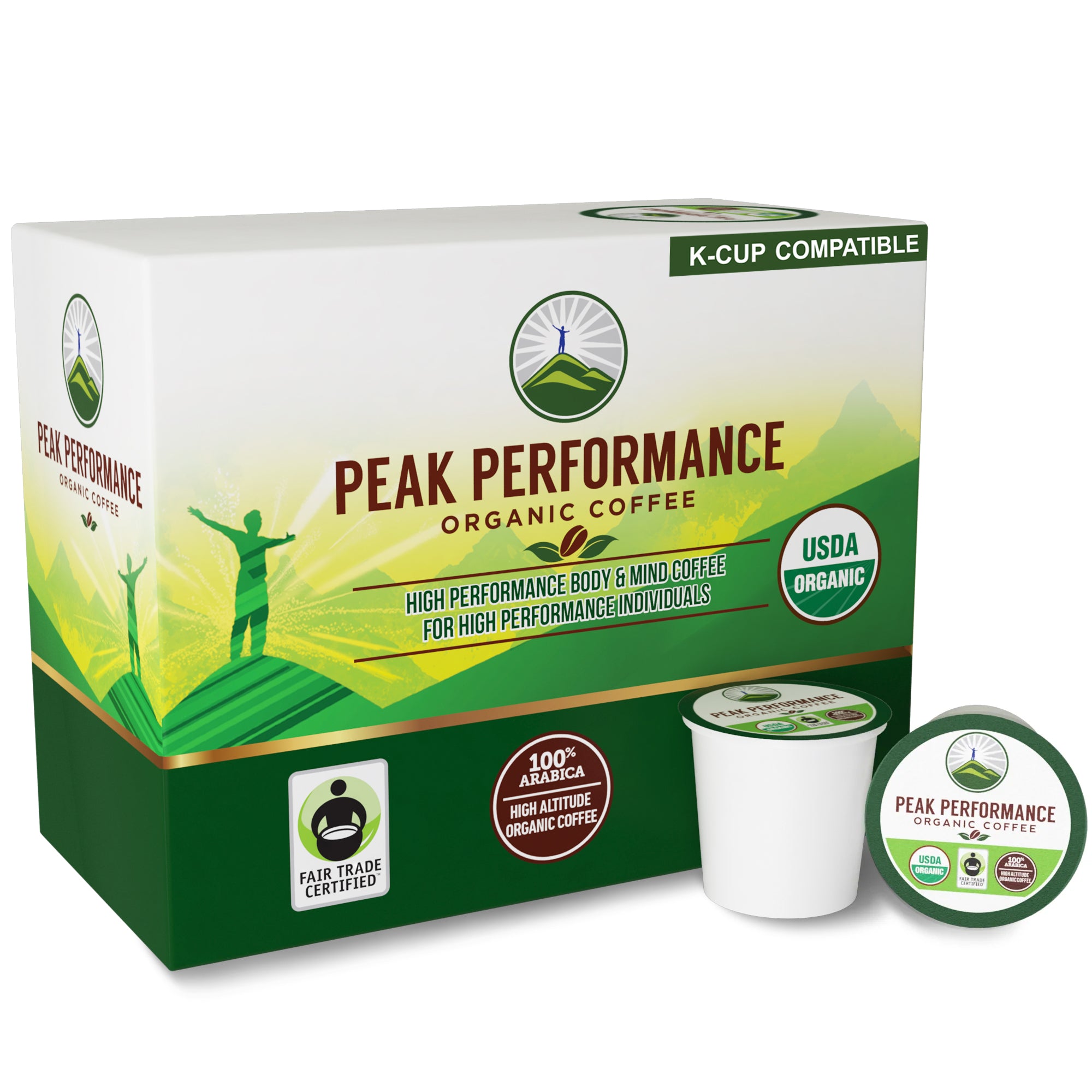 Organic K Cups - High Altitude Coffee (Medium Roast)