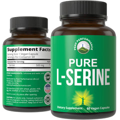 L-Serine Capsules Brain Booster - Peak Performance