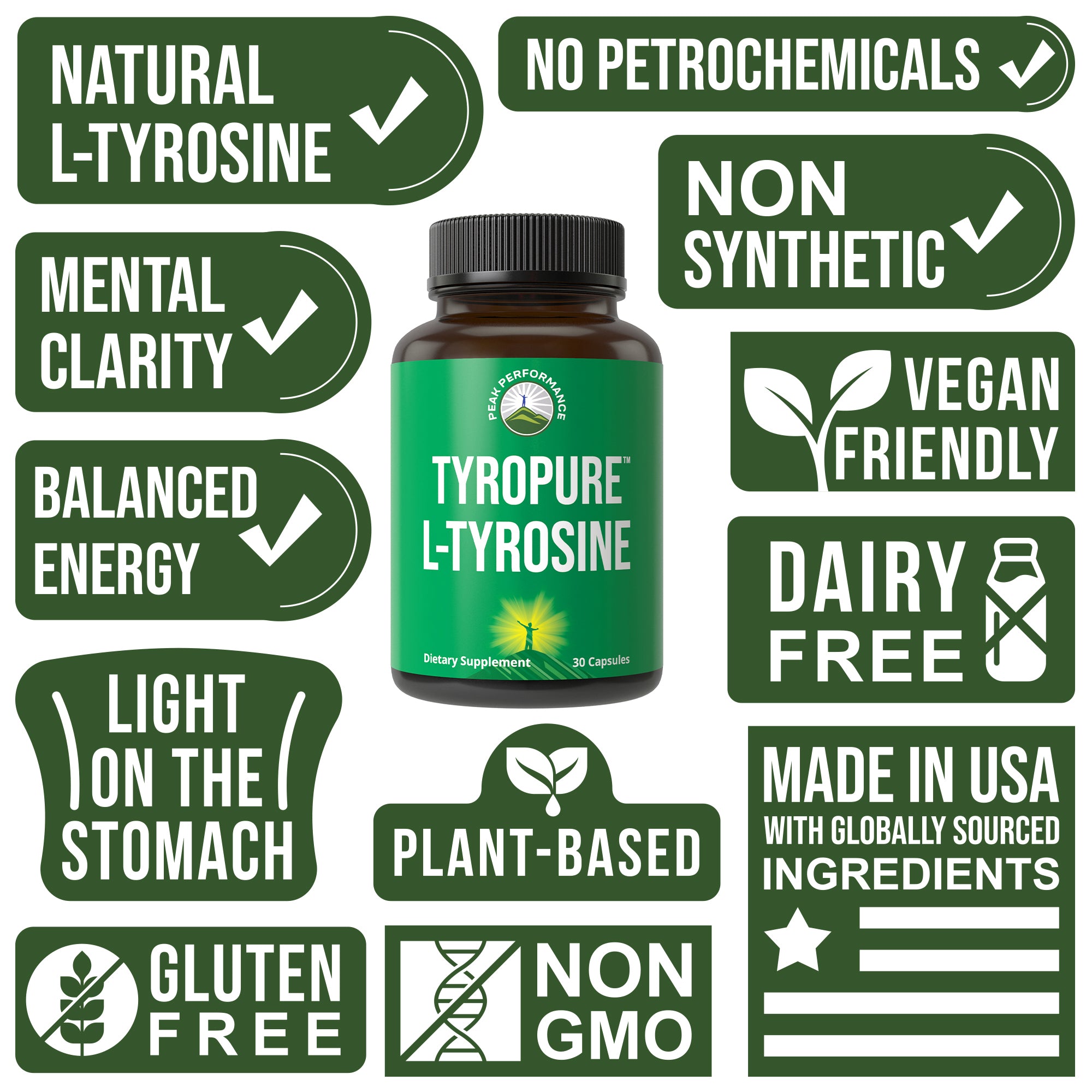 TyroPure L-Tyrosine Capsules