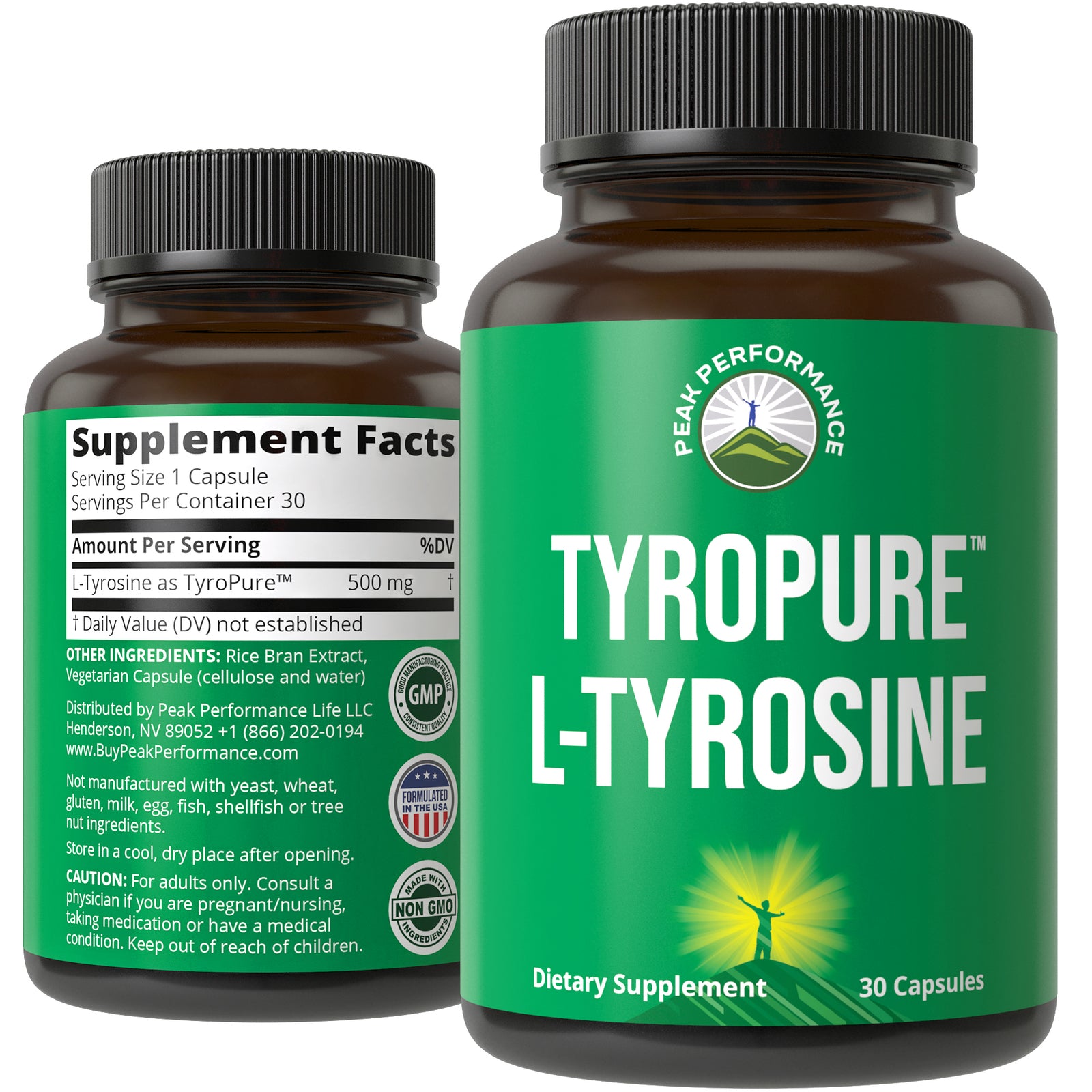 TyroPure L-Tyrosine Capsules