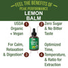 USDA Organic Liquid Lemon Balm Drops