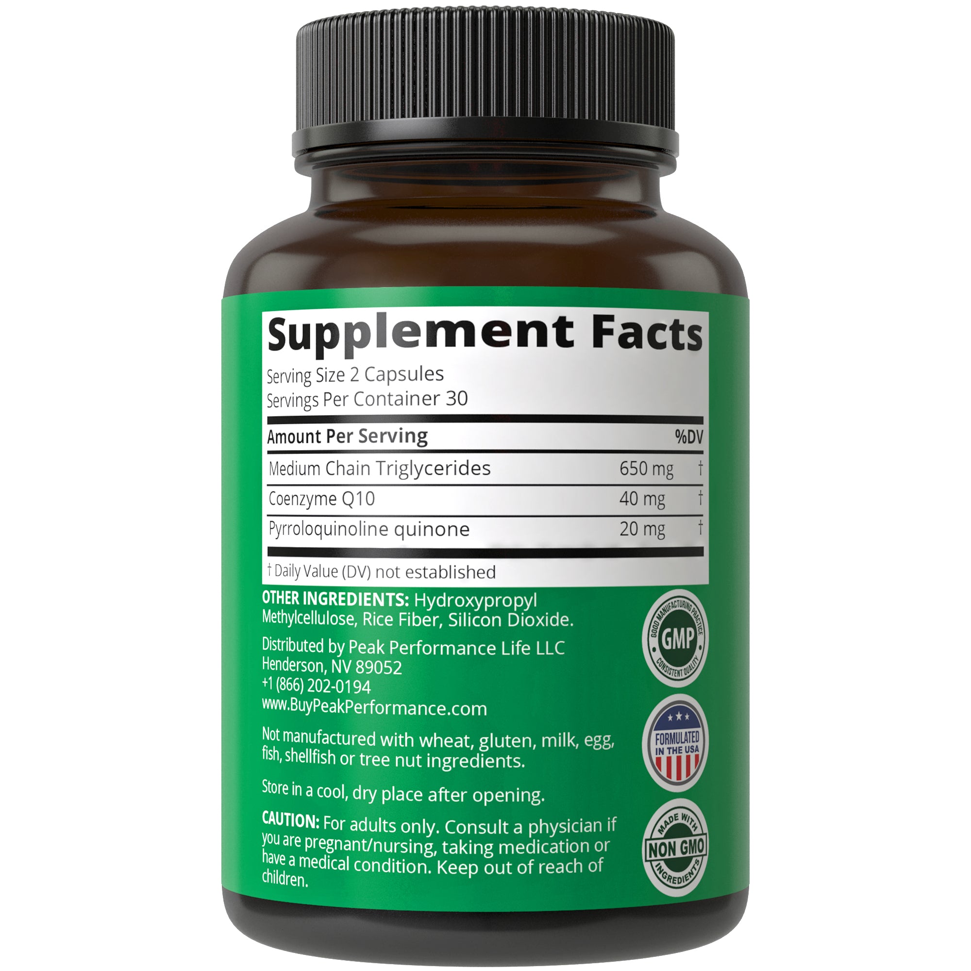 Mitochondria Maximizer With CoQ10 and Active PQQ