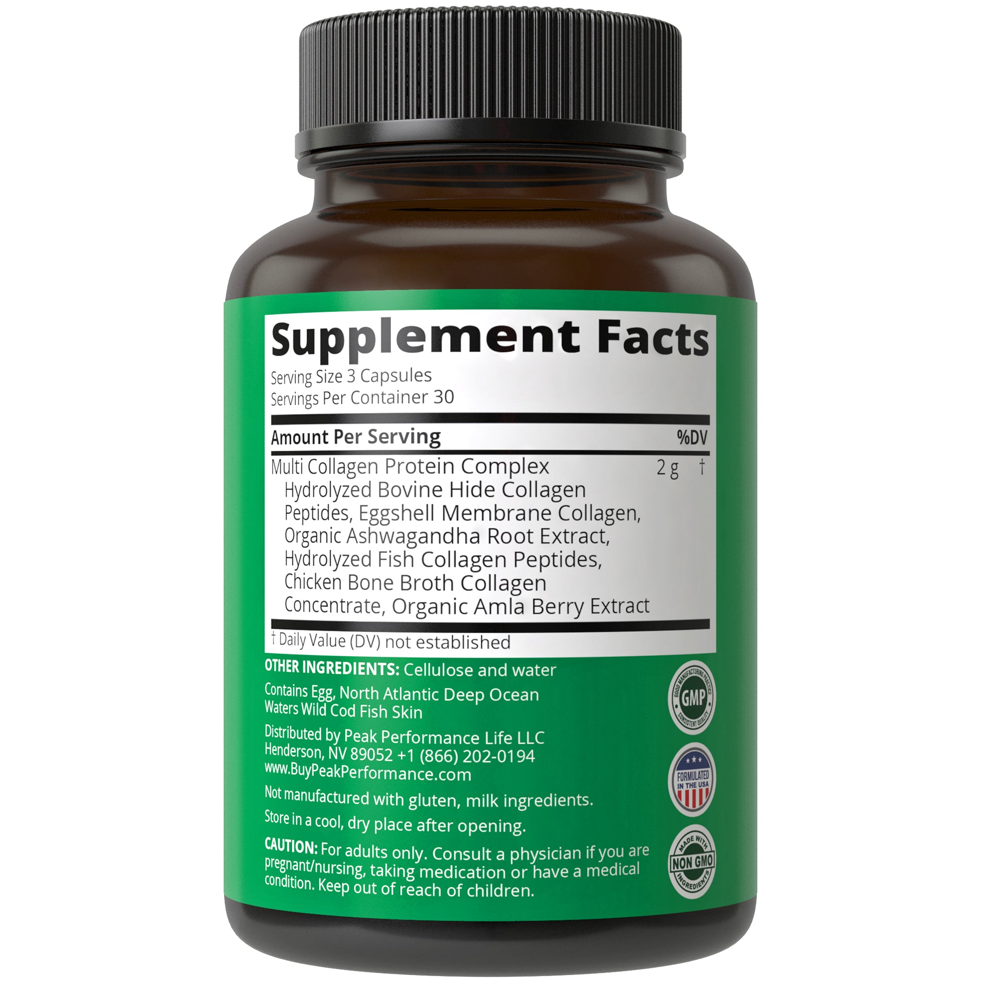 ALL 5 MULTI Collagen Capsules With All 5 Collagen Types I, II, III,V, X