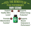 NMN Supplement Ultra High Strength Stabilized Nicotinamide Mononucleotide 500mg Per Capsule. 2 Capsules = 1,000mg of NMN. Boost NAD Levels. Healthy Aging NAD+ Supplements for Men and Women