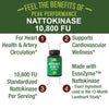 Nattokinase 10800 fu Exact Ingredient and Facility Used in Clinical Study
