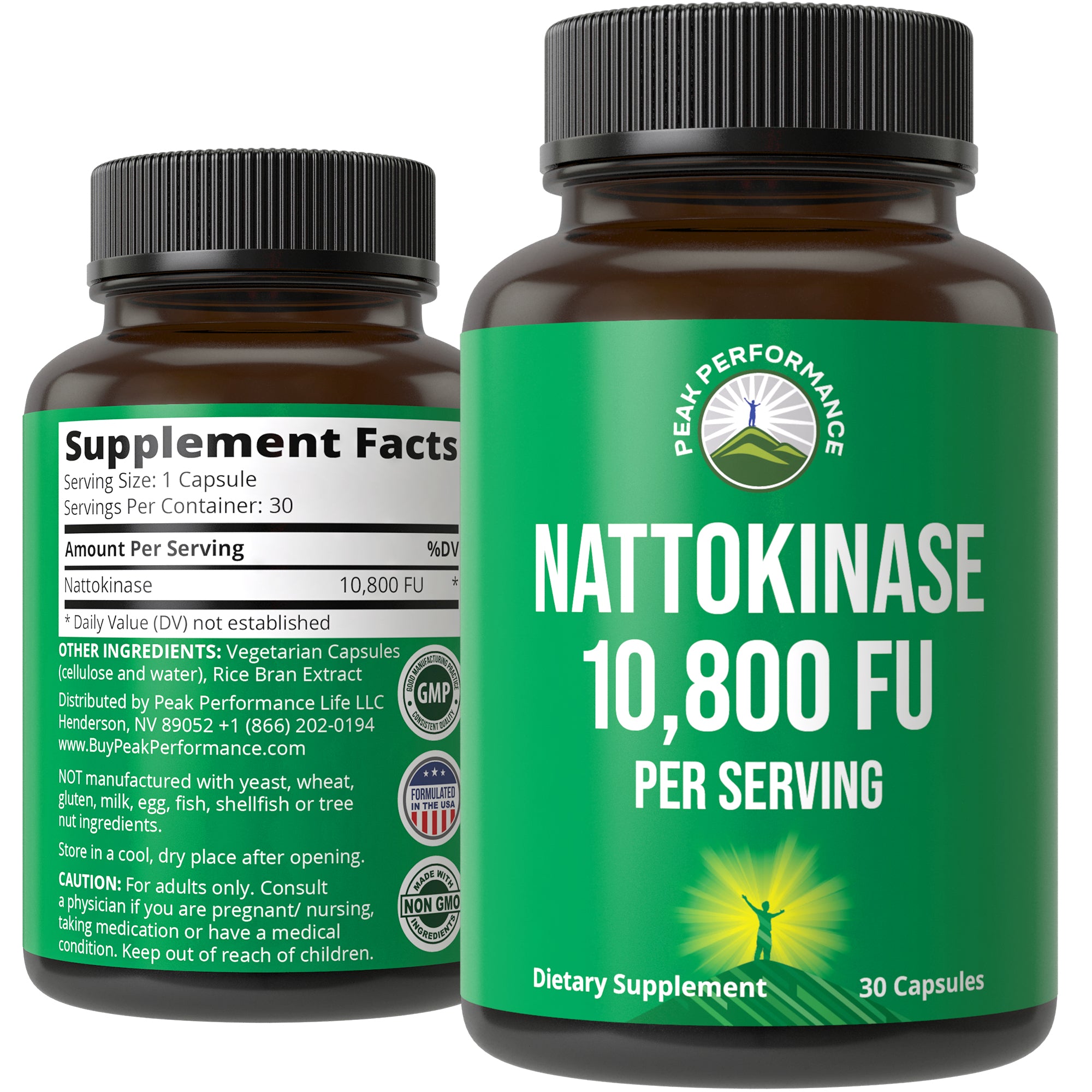 Nattokinase 10800 fu Exact Ingredient and Facility Used in Clinical Study