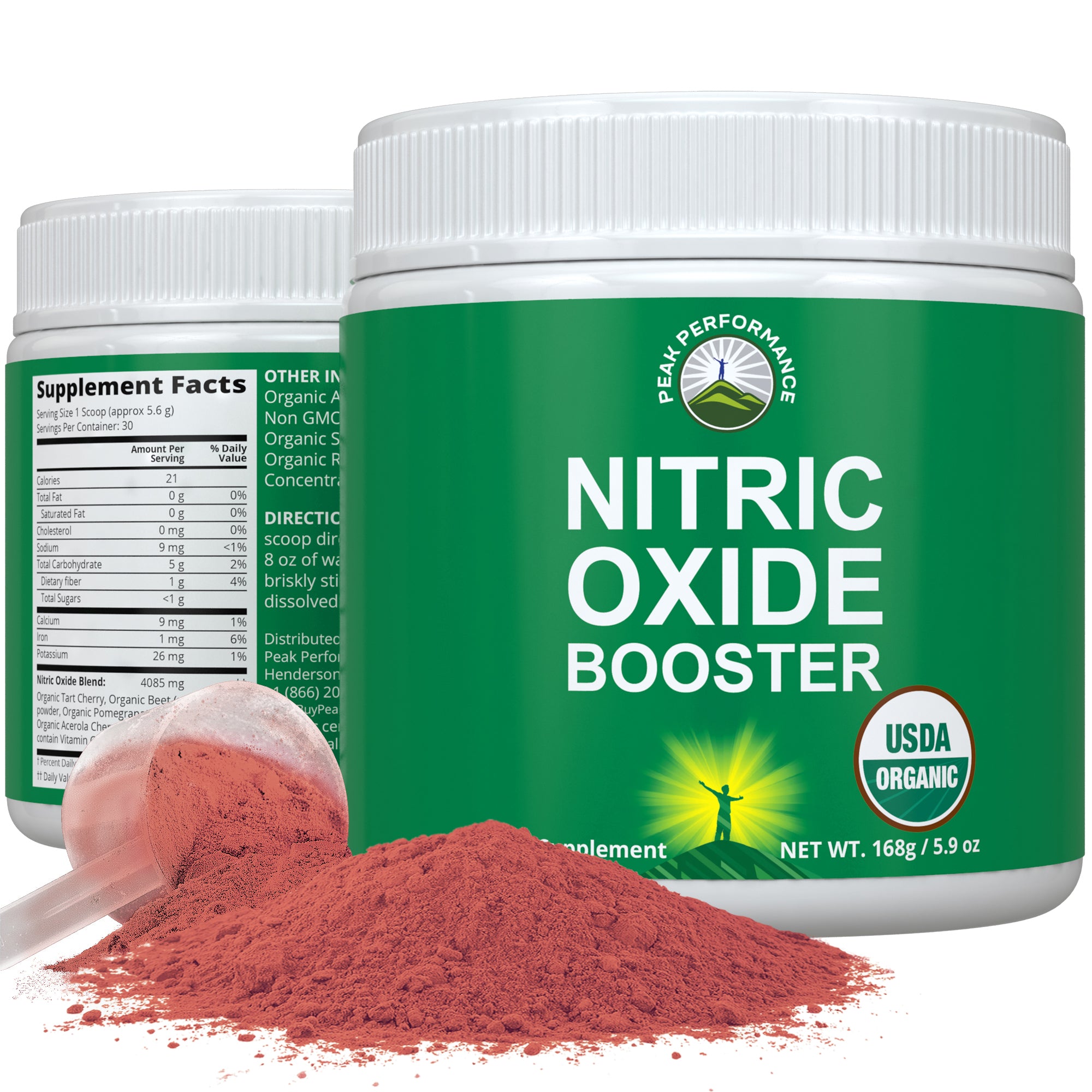 Nitrix Powder USDA Organic Plant Based Nitric Oxide Booster Powder Supplement for Me ...
