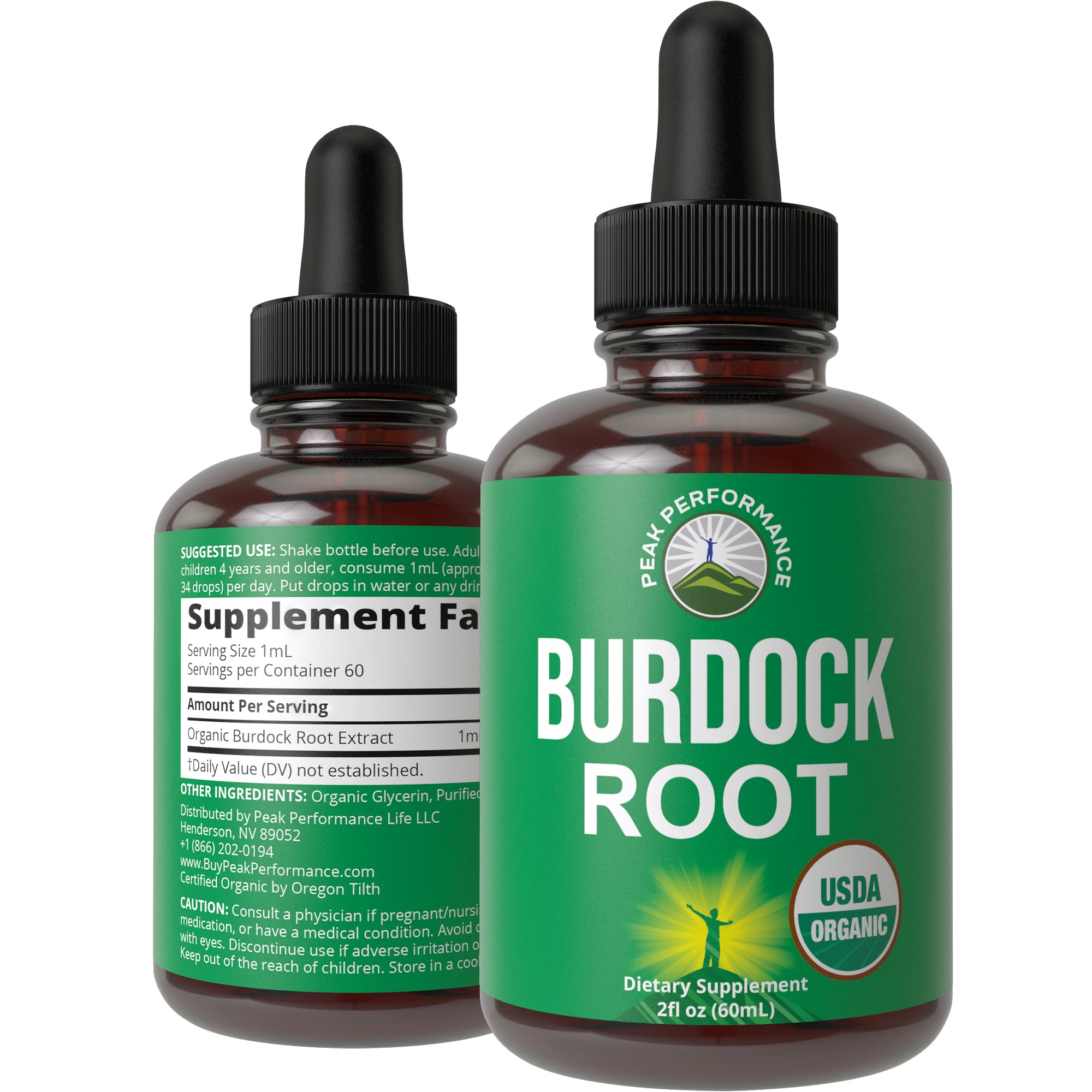 USDA Organic Liquid Burdock Root Drops