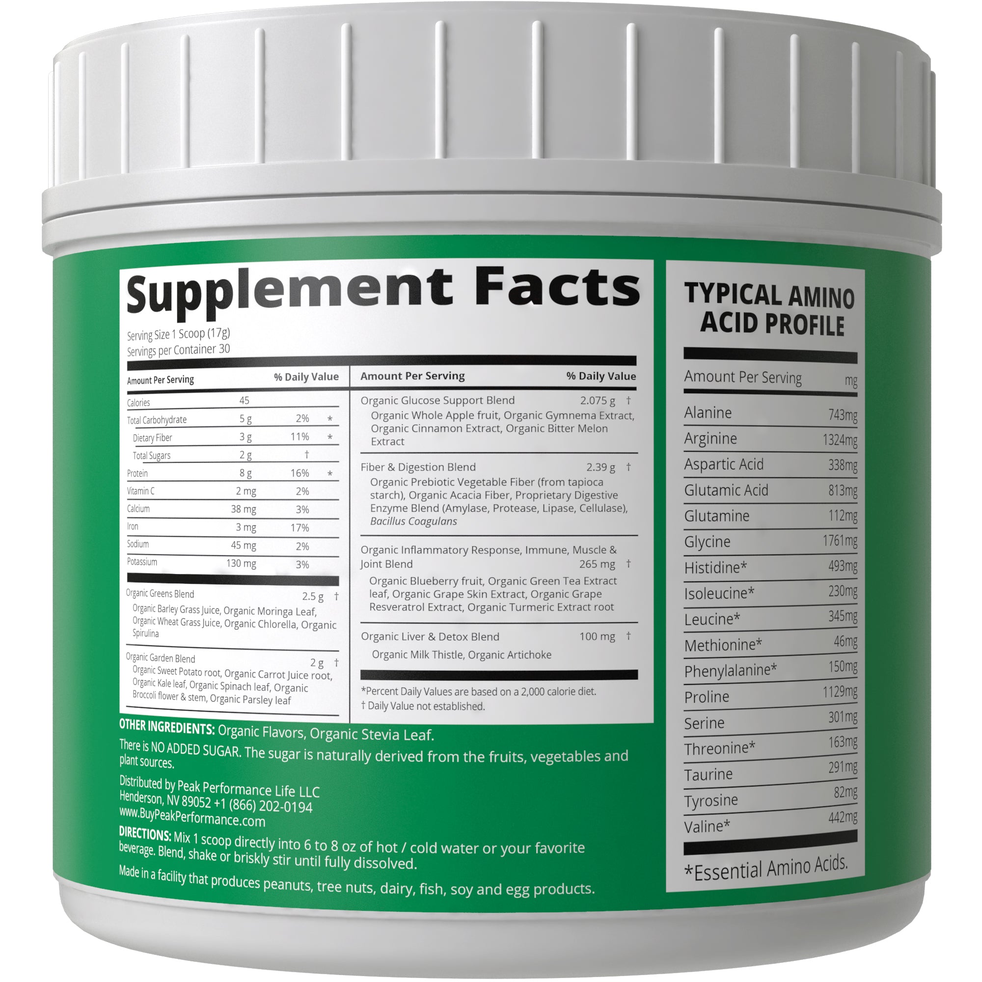 Greens Superfood Powder + Grass Fed Collagen