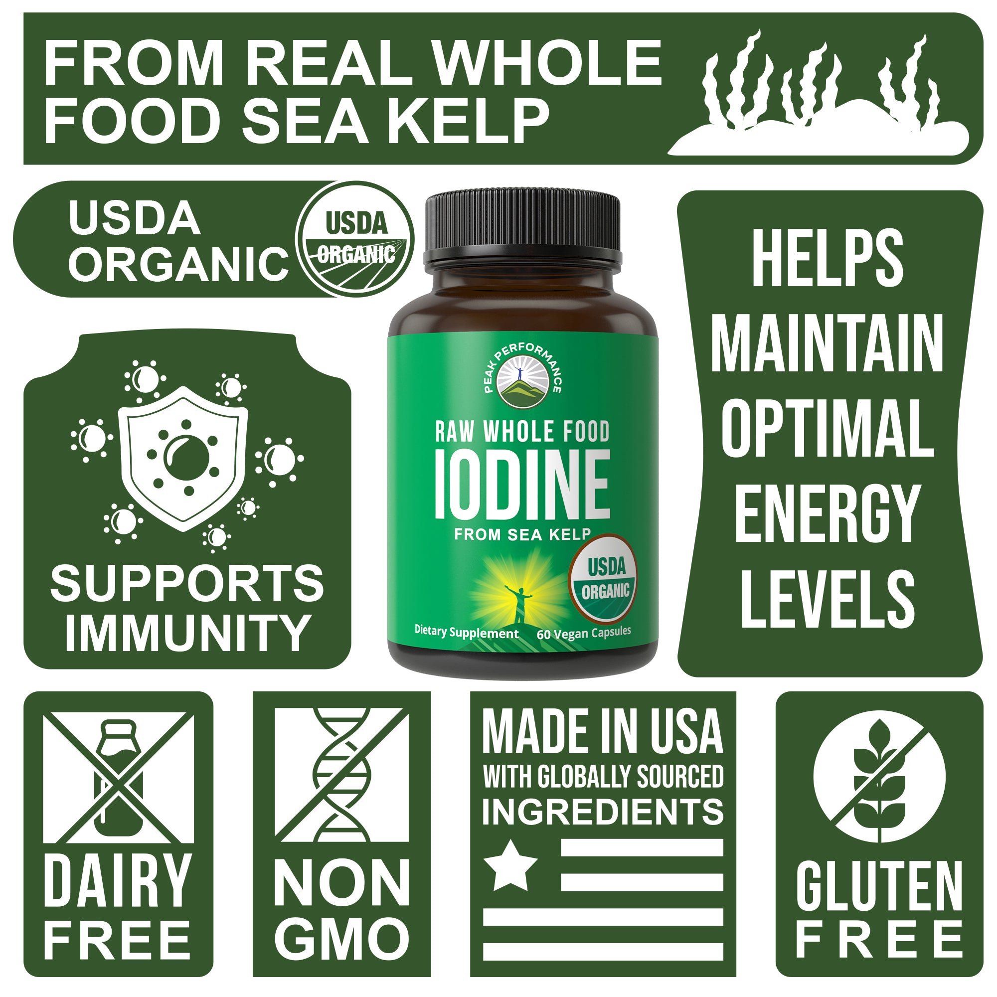USDA Organic Iodine Capsules