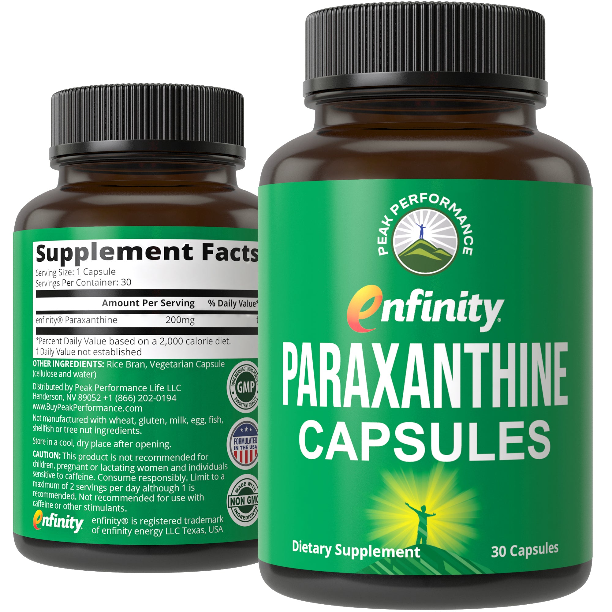 Paraxanthine Capsules For Clean Jitter Free Energy