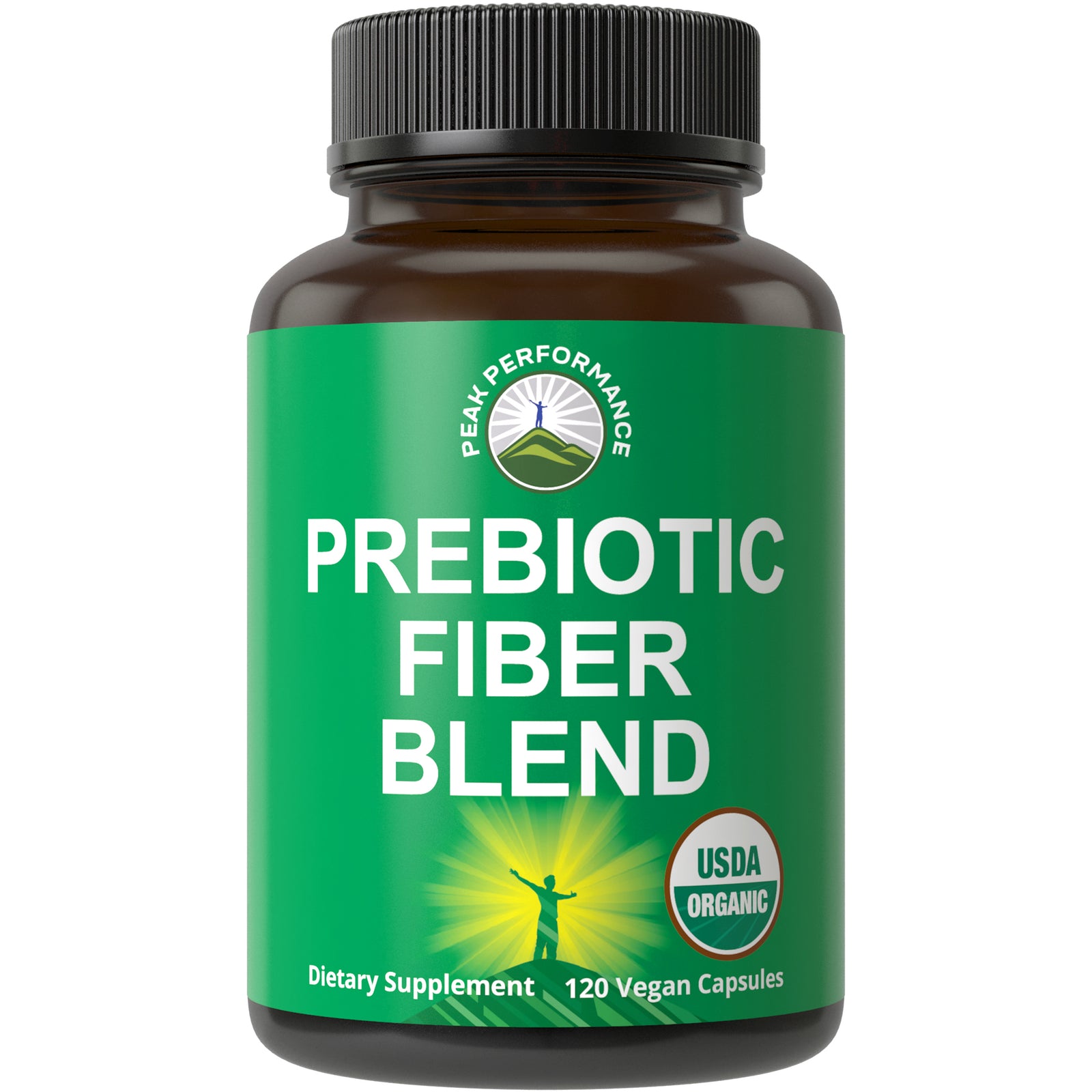 Organic 3-in-1 Prebiotic Fiber Capsules
