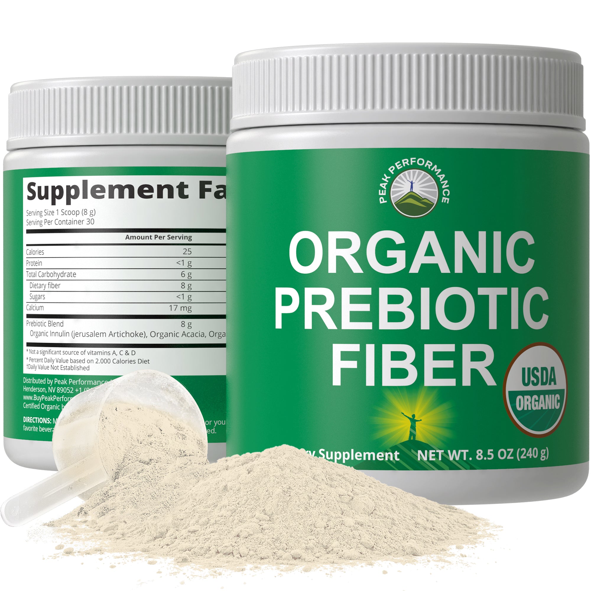 Organic 3 in 1 Prebiotic Fiber Powder