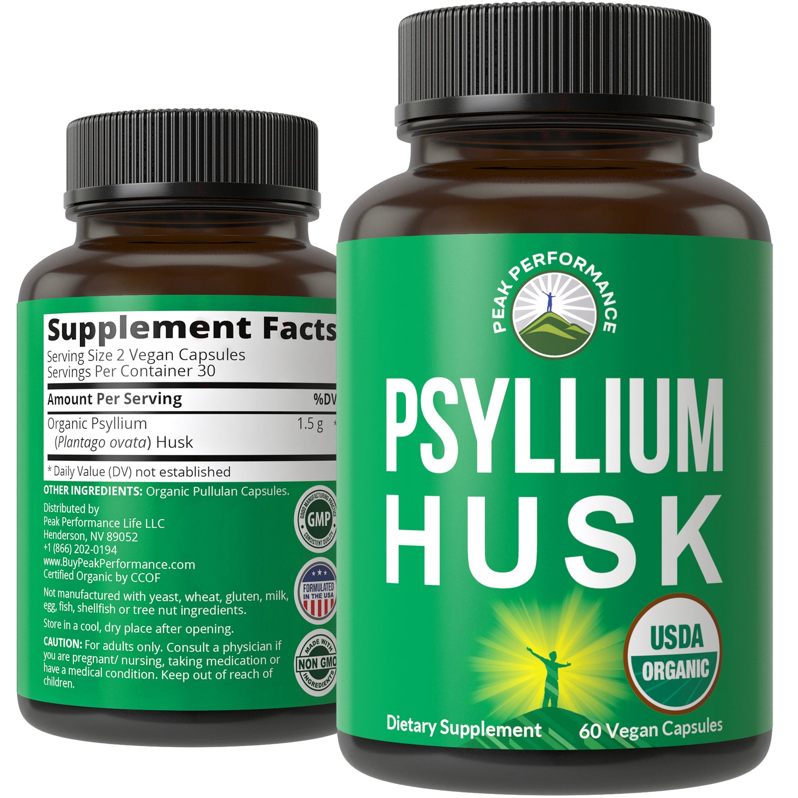 Organic Psyllium Husk Capsules
