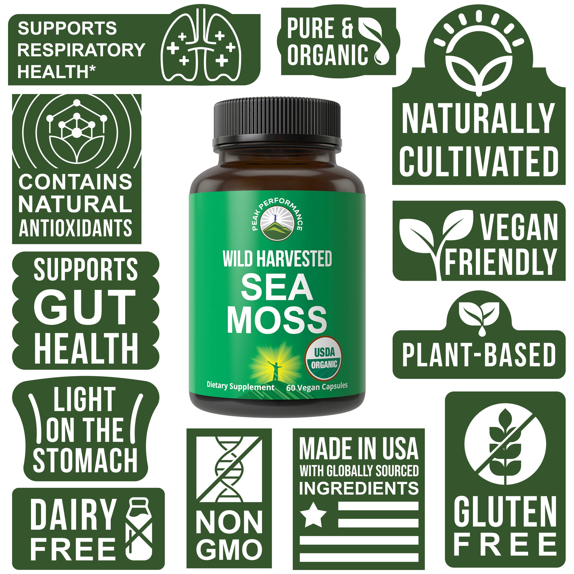 Organic Irish Sea Moss Capsules
